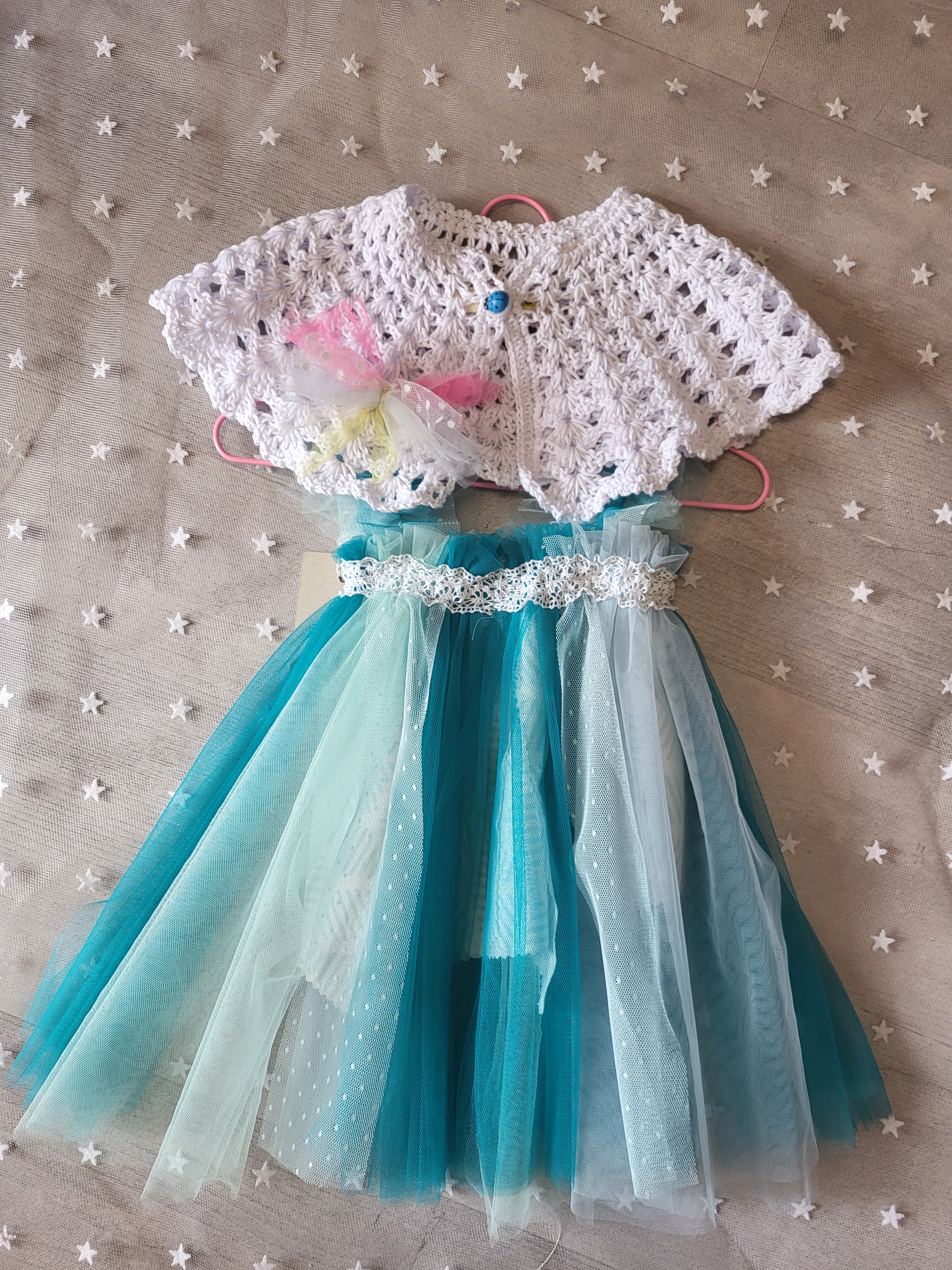 Summer blue dress